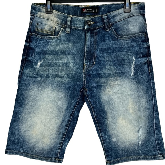 SOUTHPOLE Jean Shorts‎ Slim Fit Men’s 32 - Picture 1 of 5